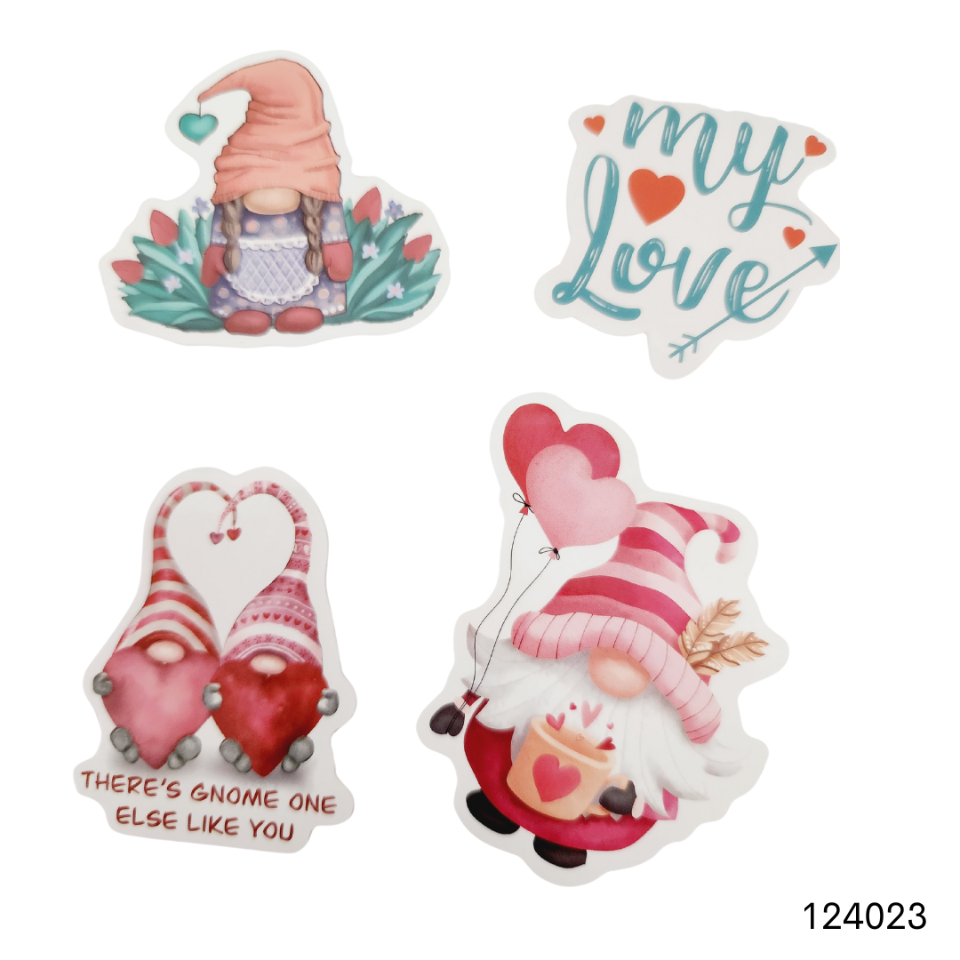 Valentine Gnome Stickers image 7