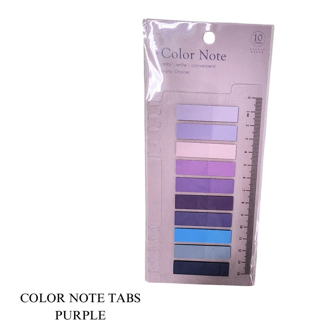 Color Note Sticky Tabs – Purple image 0