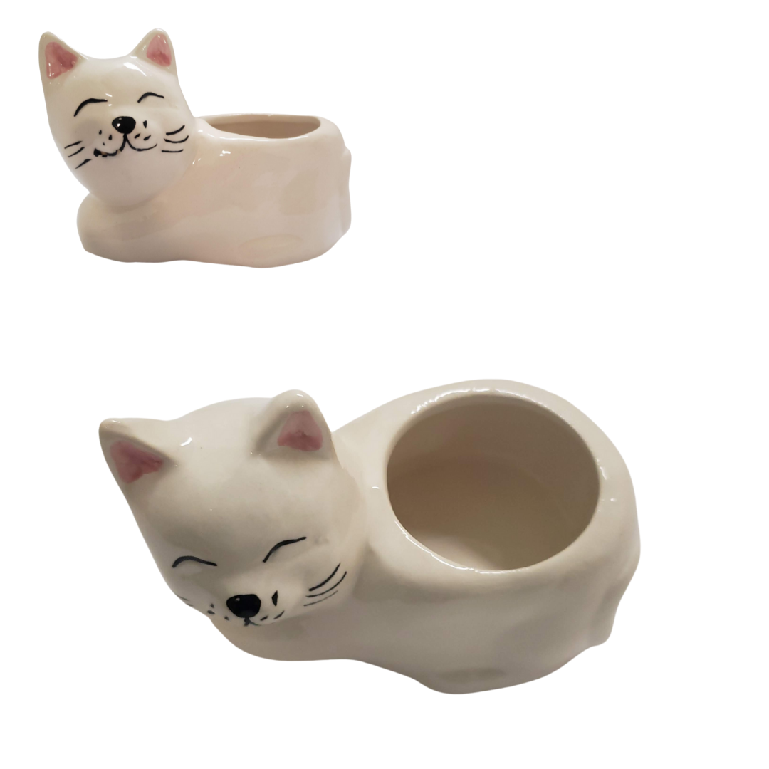Cara the Cat Mini Planter image 0