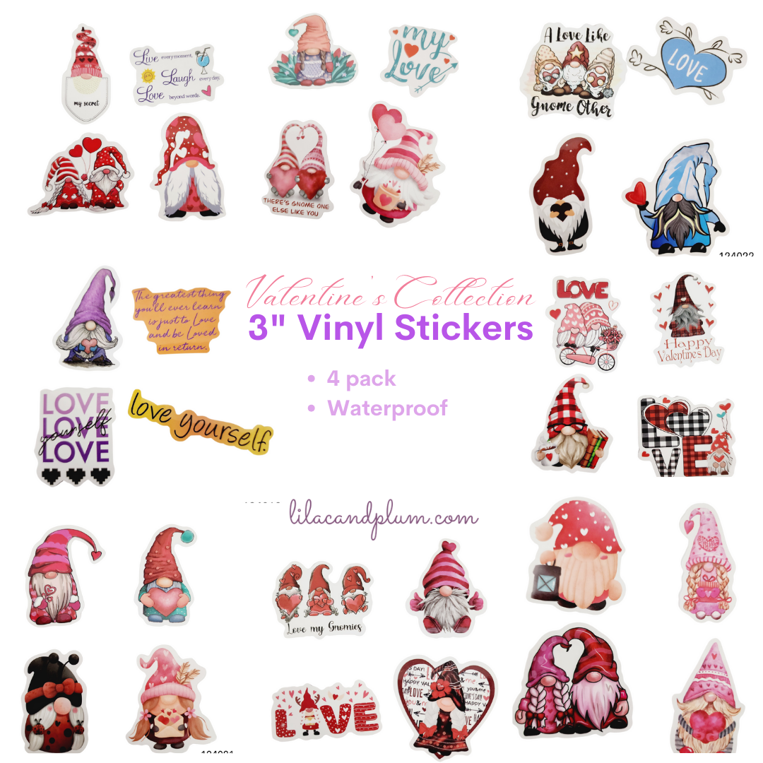 Valentine Gnome Stickers image 0