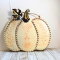 Hello Fall Metal Pumpkin Sign image 0
