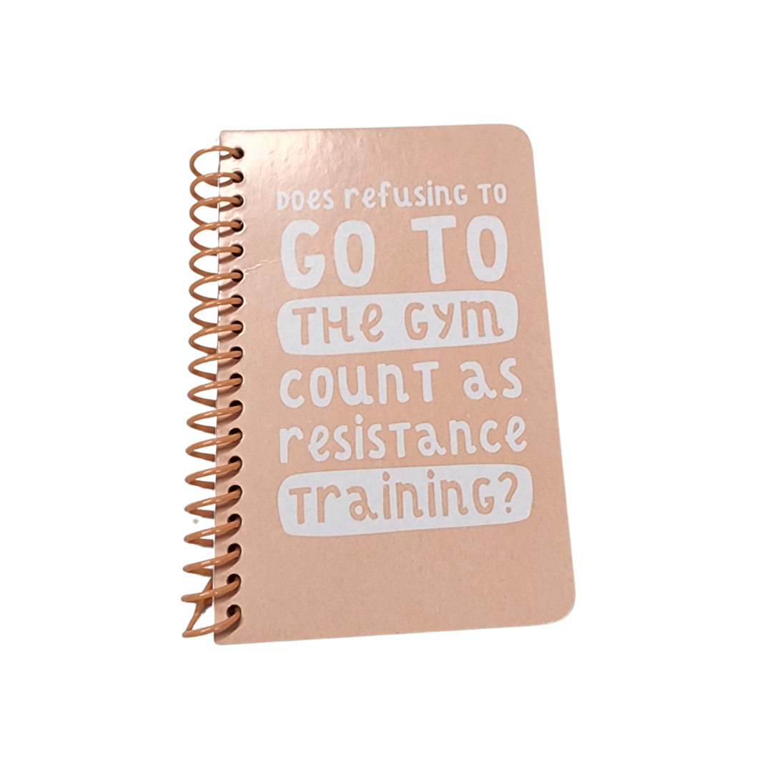 Gym Resistance Mini Notebook image 0