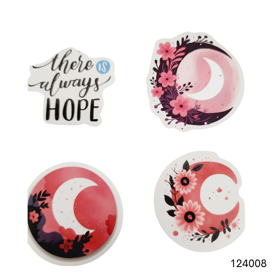 Quotes, Moons, Books, and Cats Sticker Packs 1 image 7