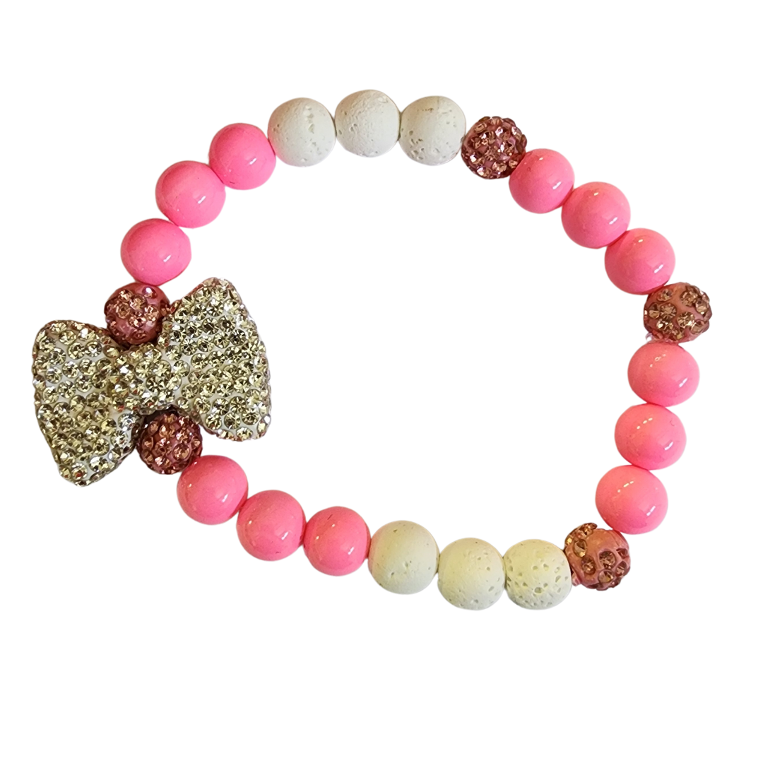 Fuschia Zen Bow Diffuser Bracelet image 0