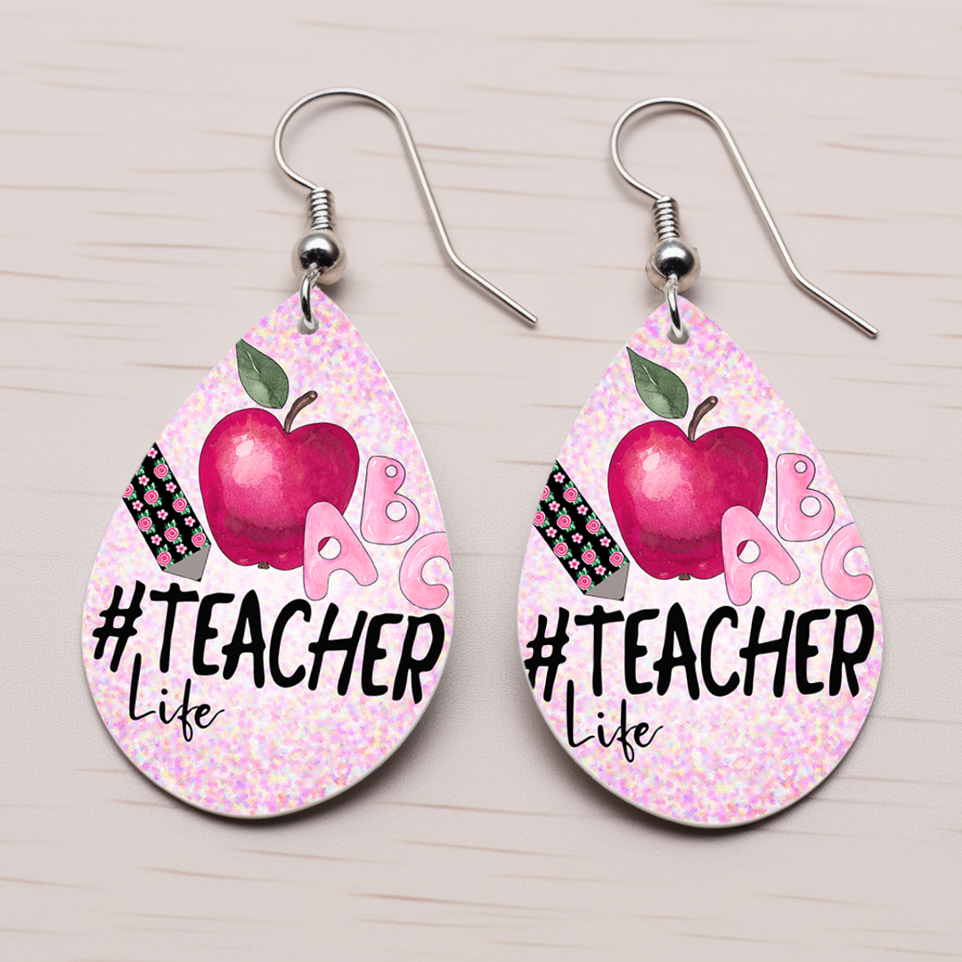 #Teacherlife Earrings image 4