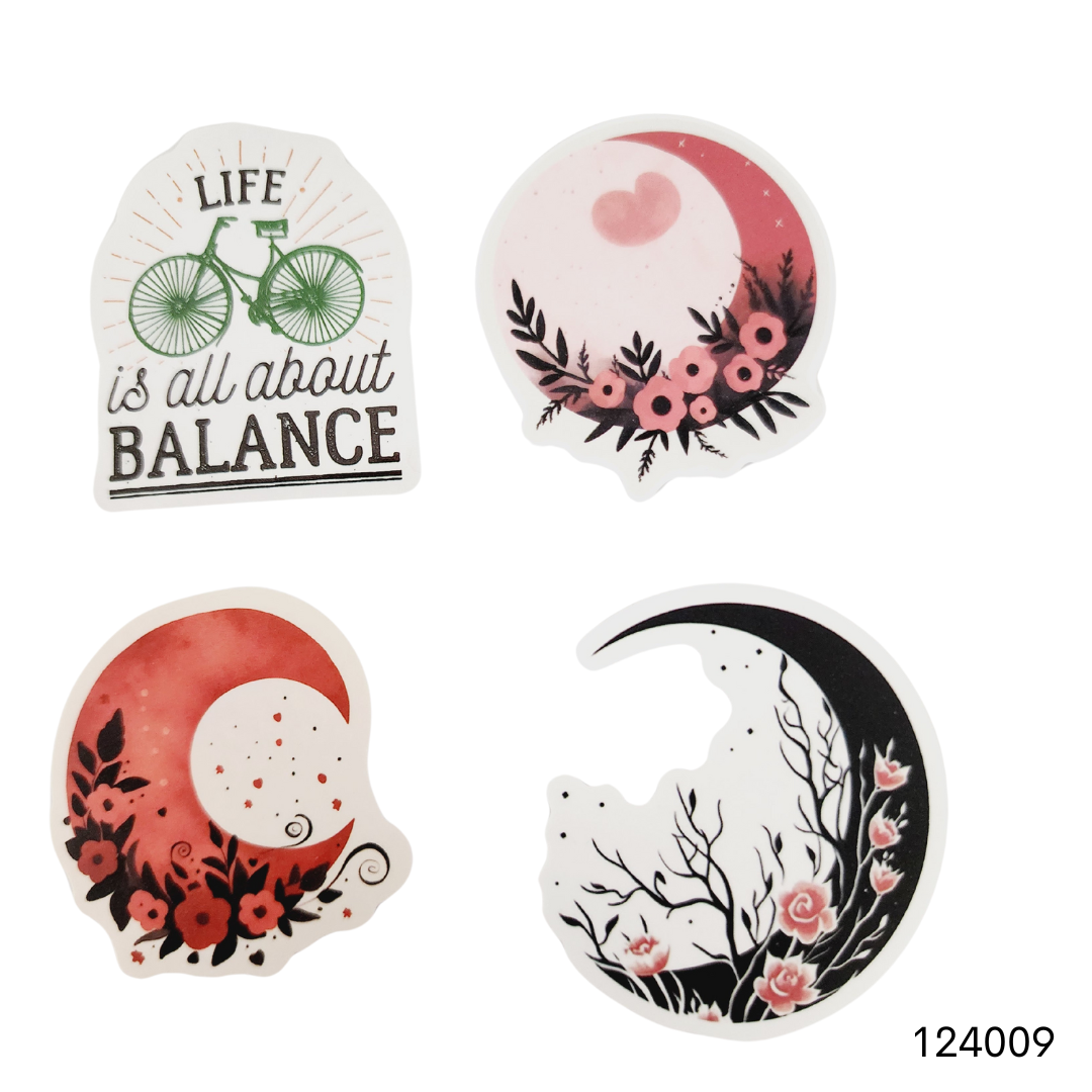 Quotes, Moons, Books, and Cats Sticker Packs 1 image 8