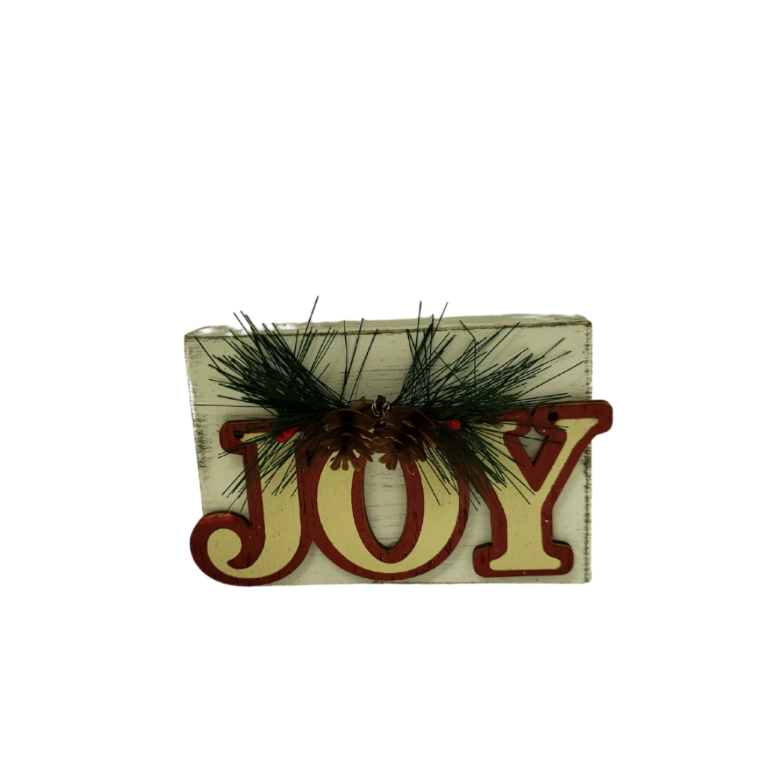 Small "Joy" Wood Block image 0