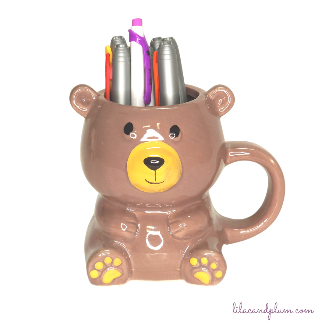 Teddy Bear Mug/Pencil Holder image 0