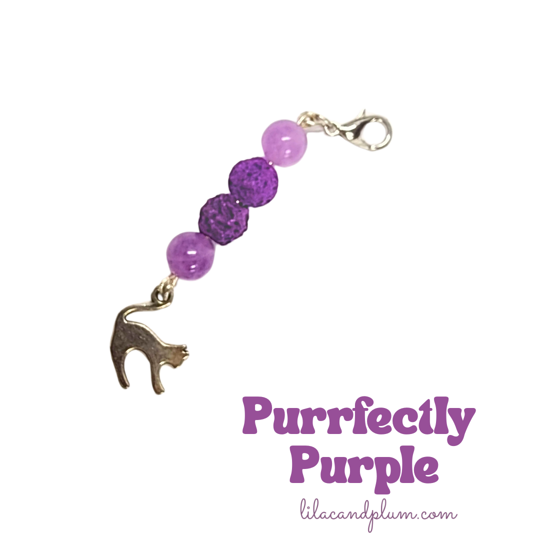 Purrfectly Purple Diffuser Charm image 0