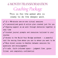 The 6-Month Transformation — Deep Support & Personal Growth Package