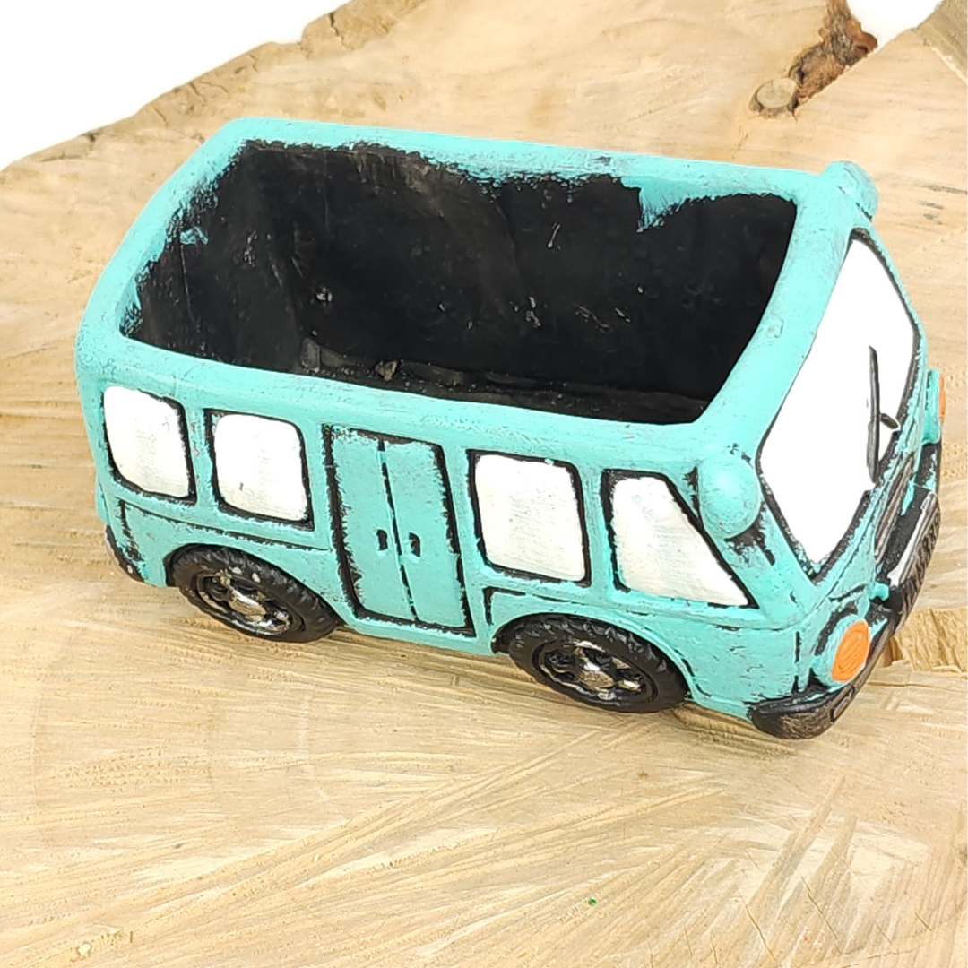 Teal Bus Pot image 1