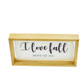 I Love Fall Most of All Sign image 0