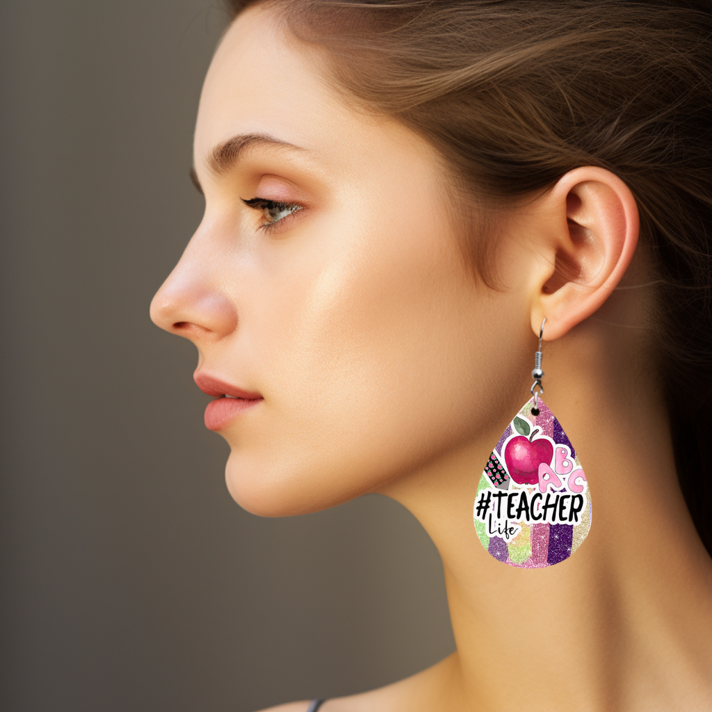 #Teacherlife Earrings image 3
