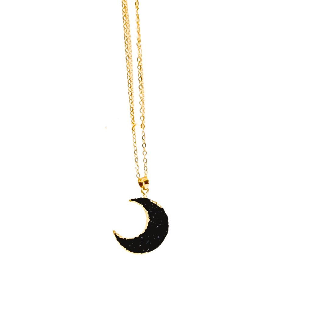 Crystal Moon Necklace image 2
