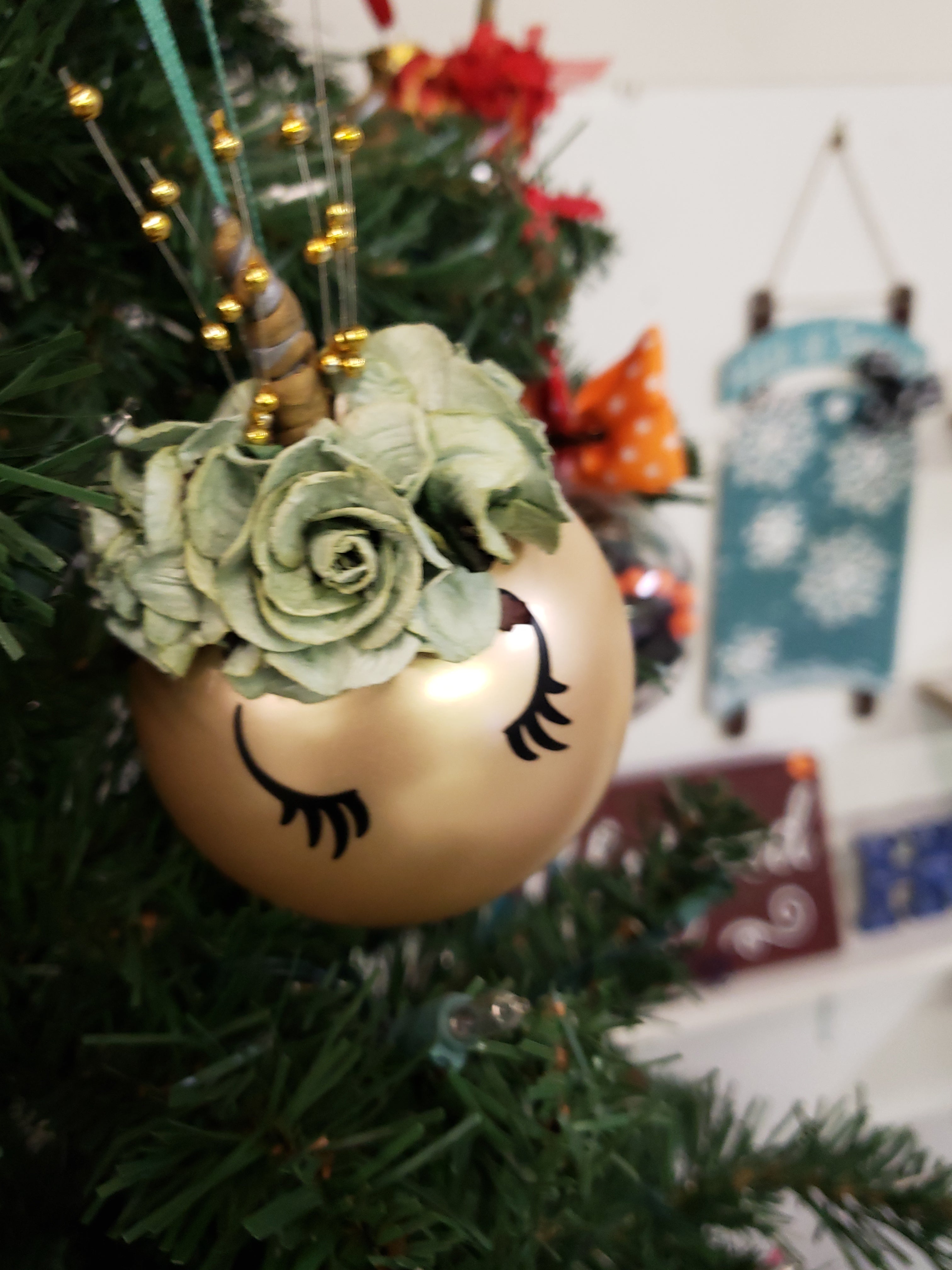 Unicorn Ornament- "Tiana" image 0