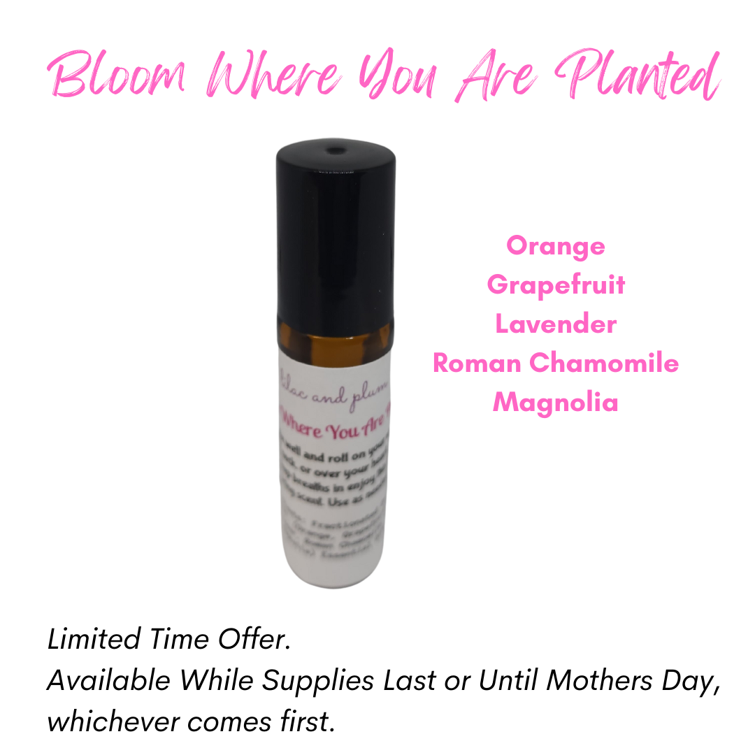 Bloom Where You Are Planted Roller Bottle image 0