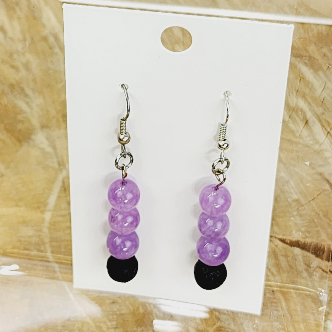 Amethyst Dreams Diffuser Earrings image 0
