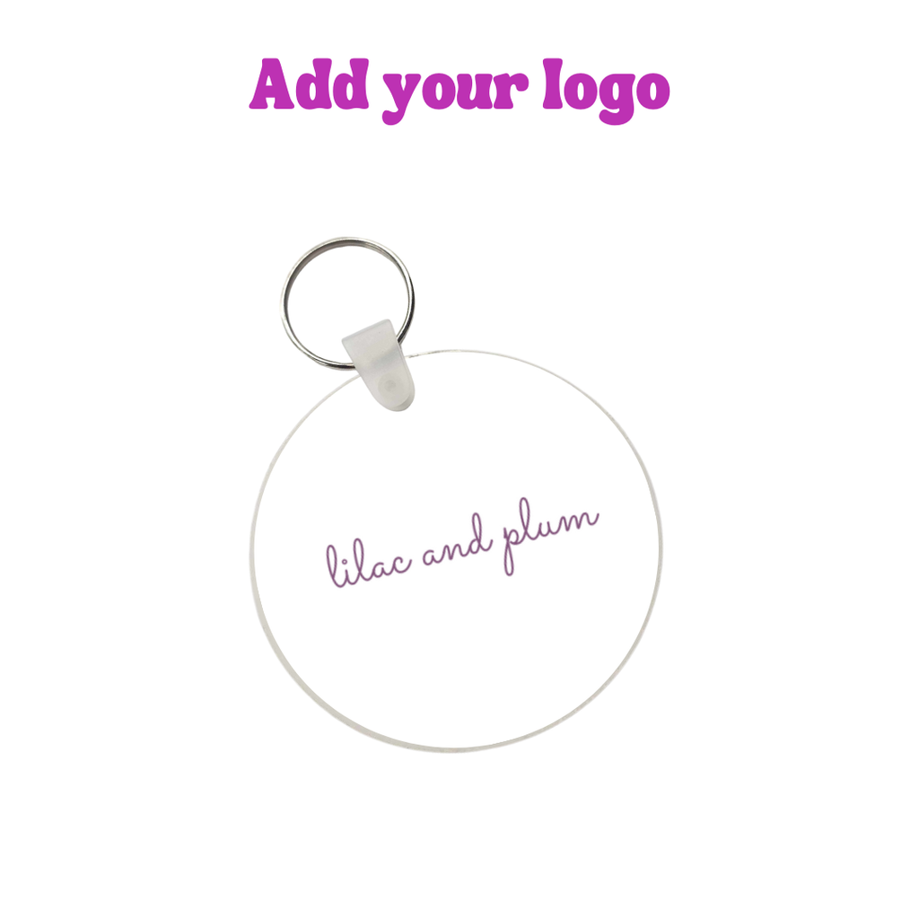Personalized Round Keychain image 2