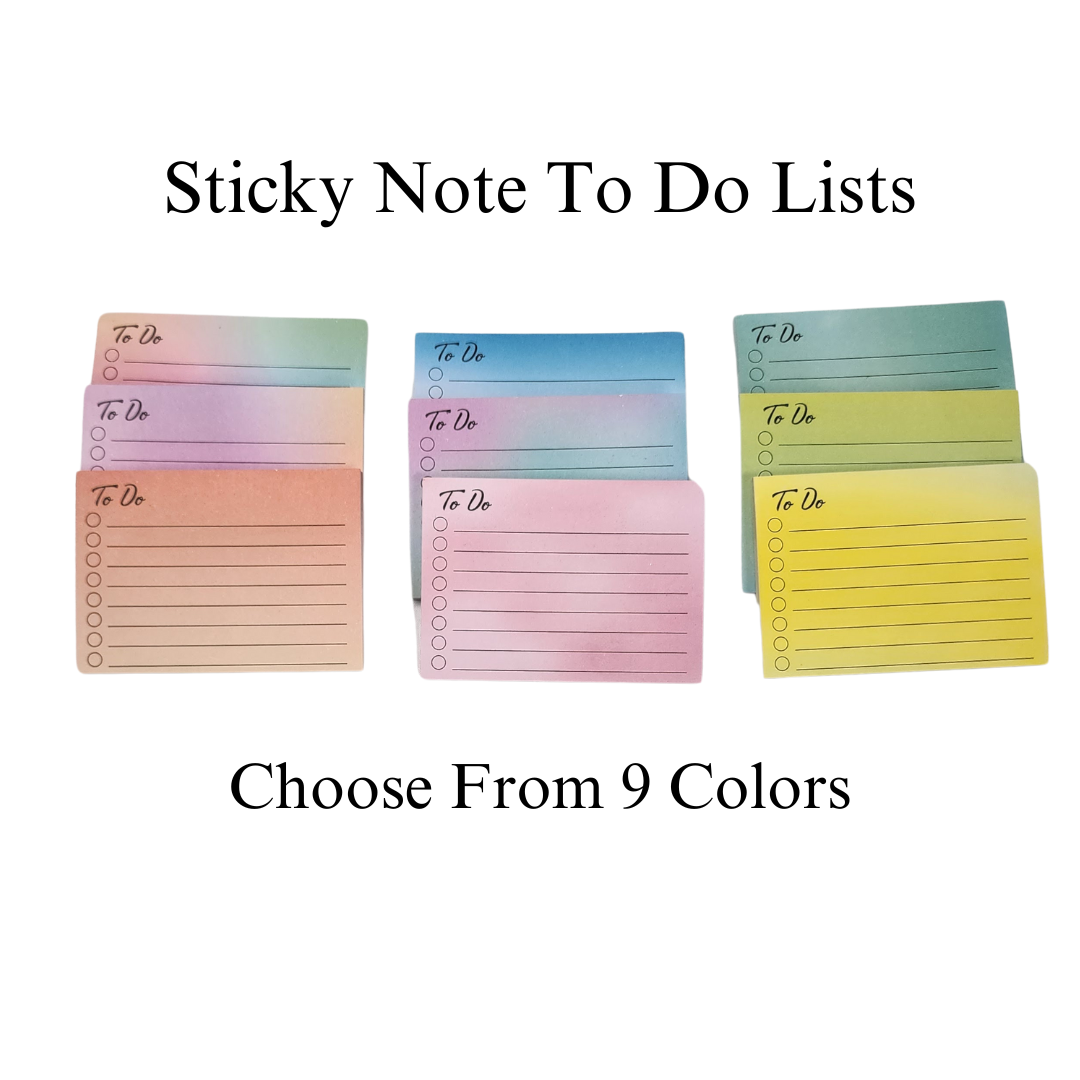 Sticky Note To Do Lists image 0