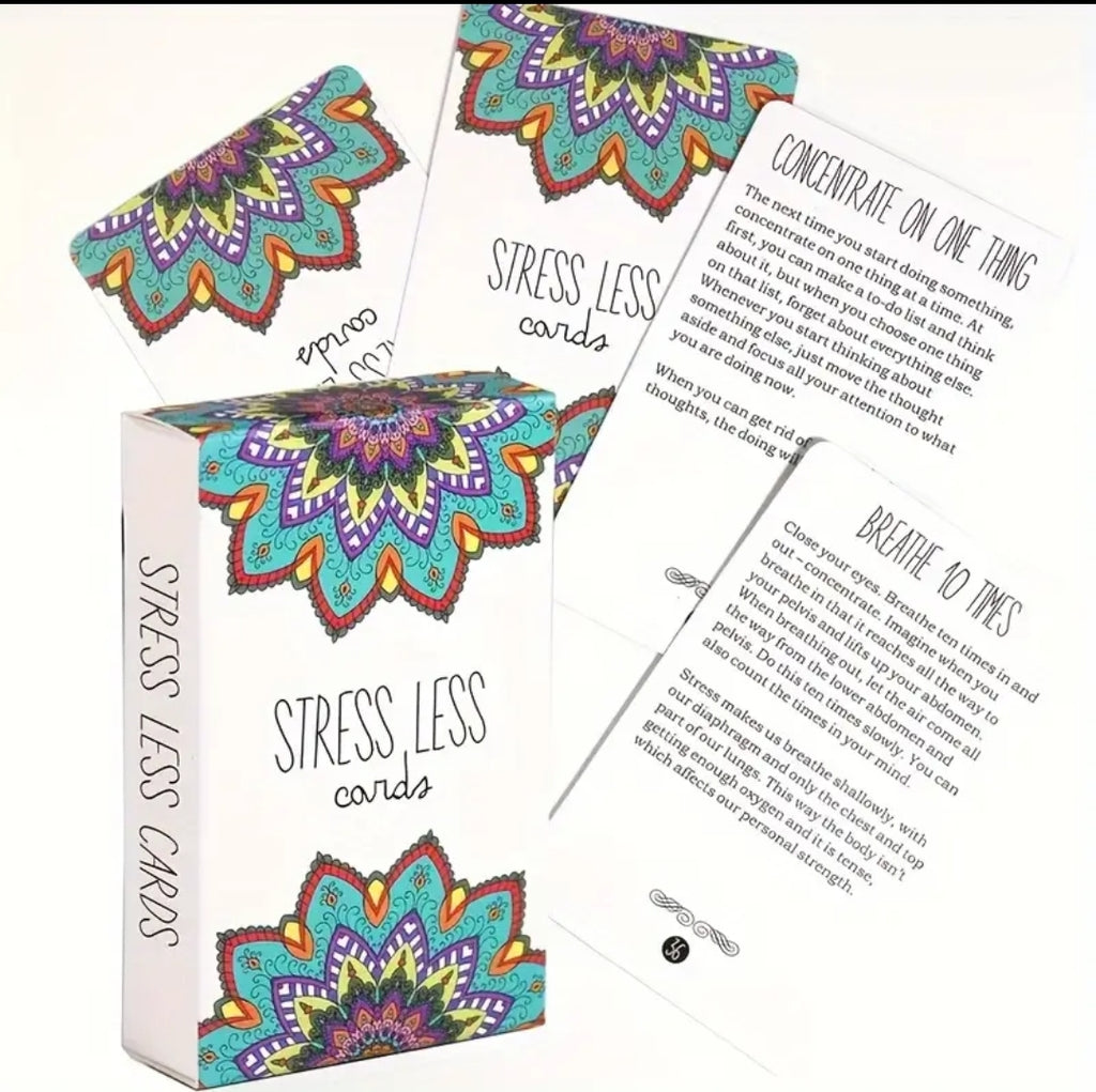 Stress Less Mindfulness/Meditation Cards image 2
