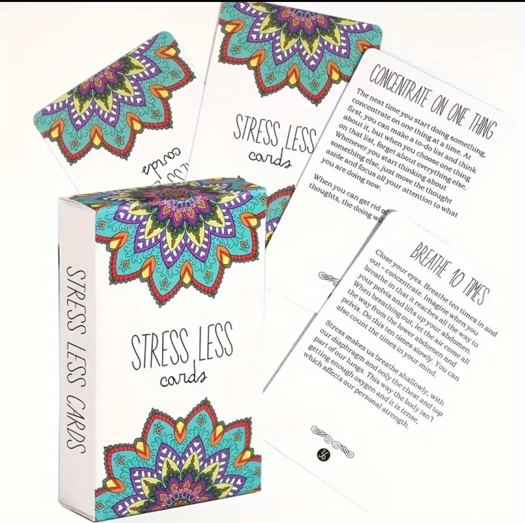 Stress Less Mindfulness/Meditation Cards image 2