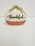 Glass Pumpkin- Thankful image 0
