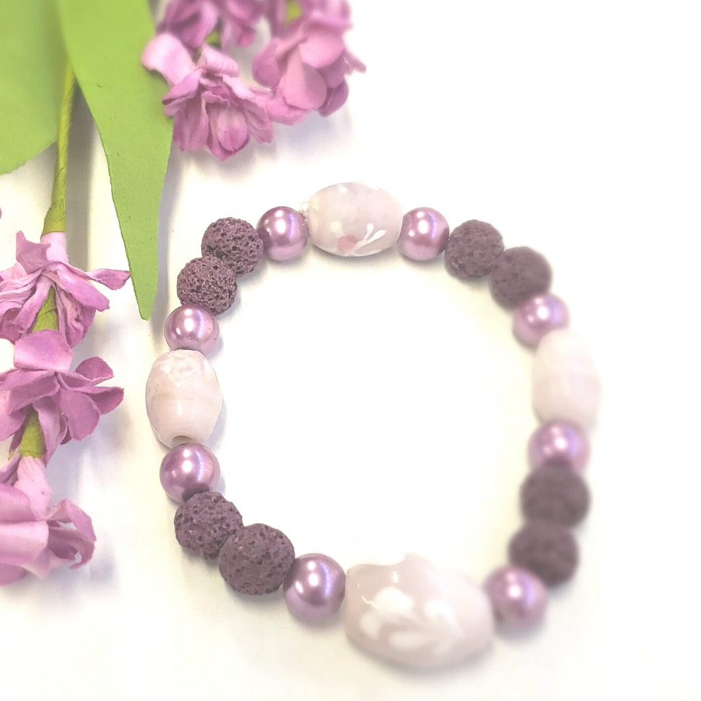 Lilac Bloom Diffuser Bracelet image 0