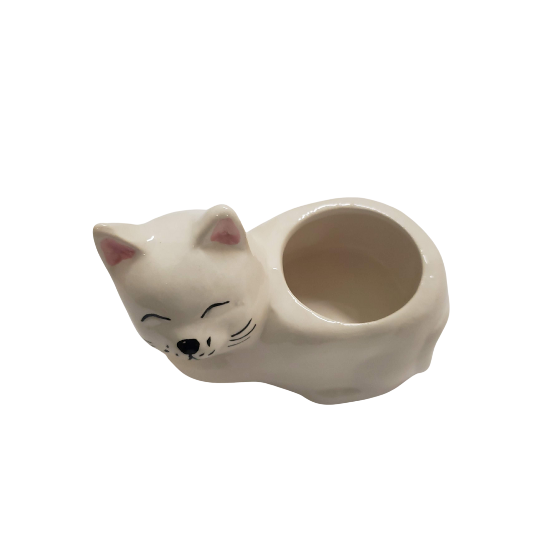 Cara the Cat Mini Planter image 2