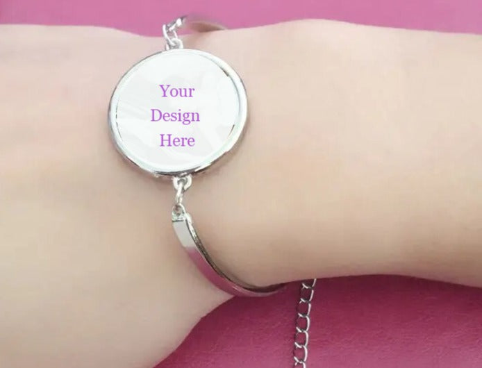 Silver Sublimation Bracelet image 3