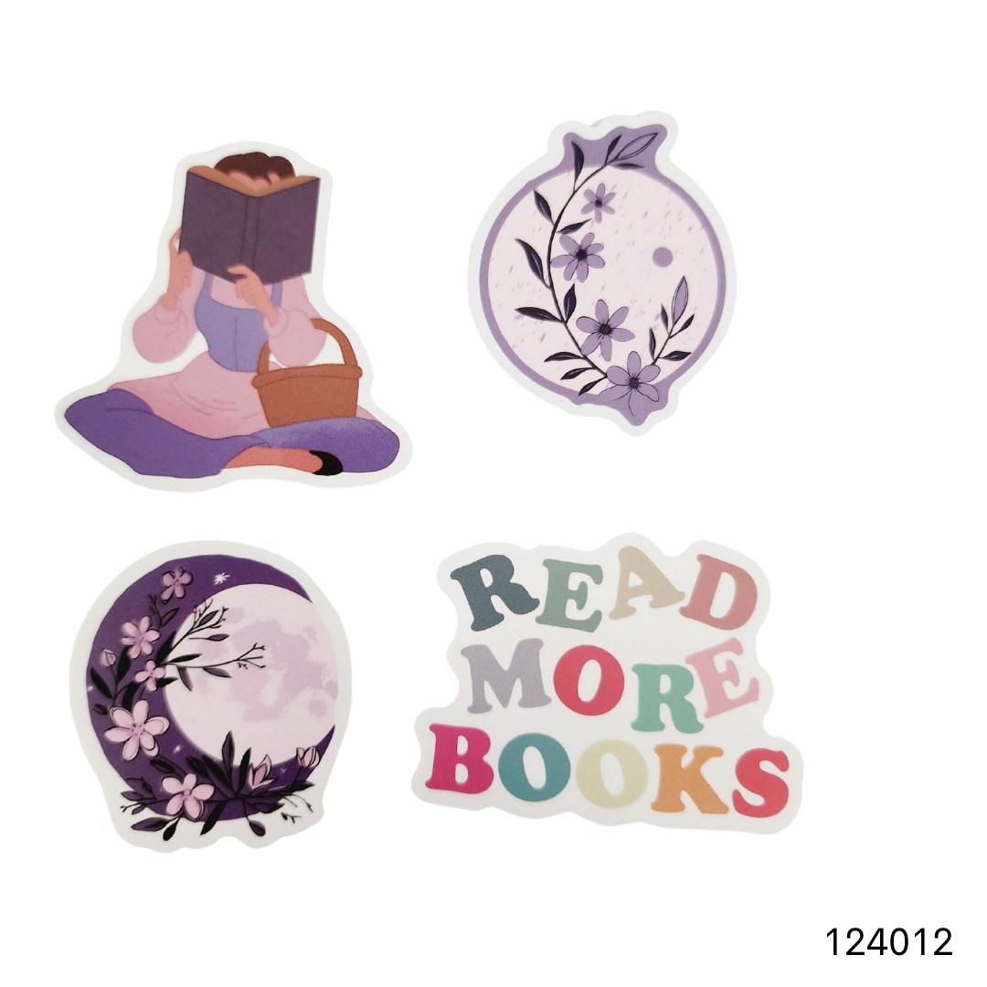 Quotes, Moons, Books, and Cats Sticker Packs 1 image 11