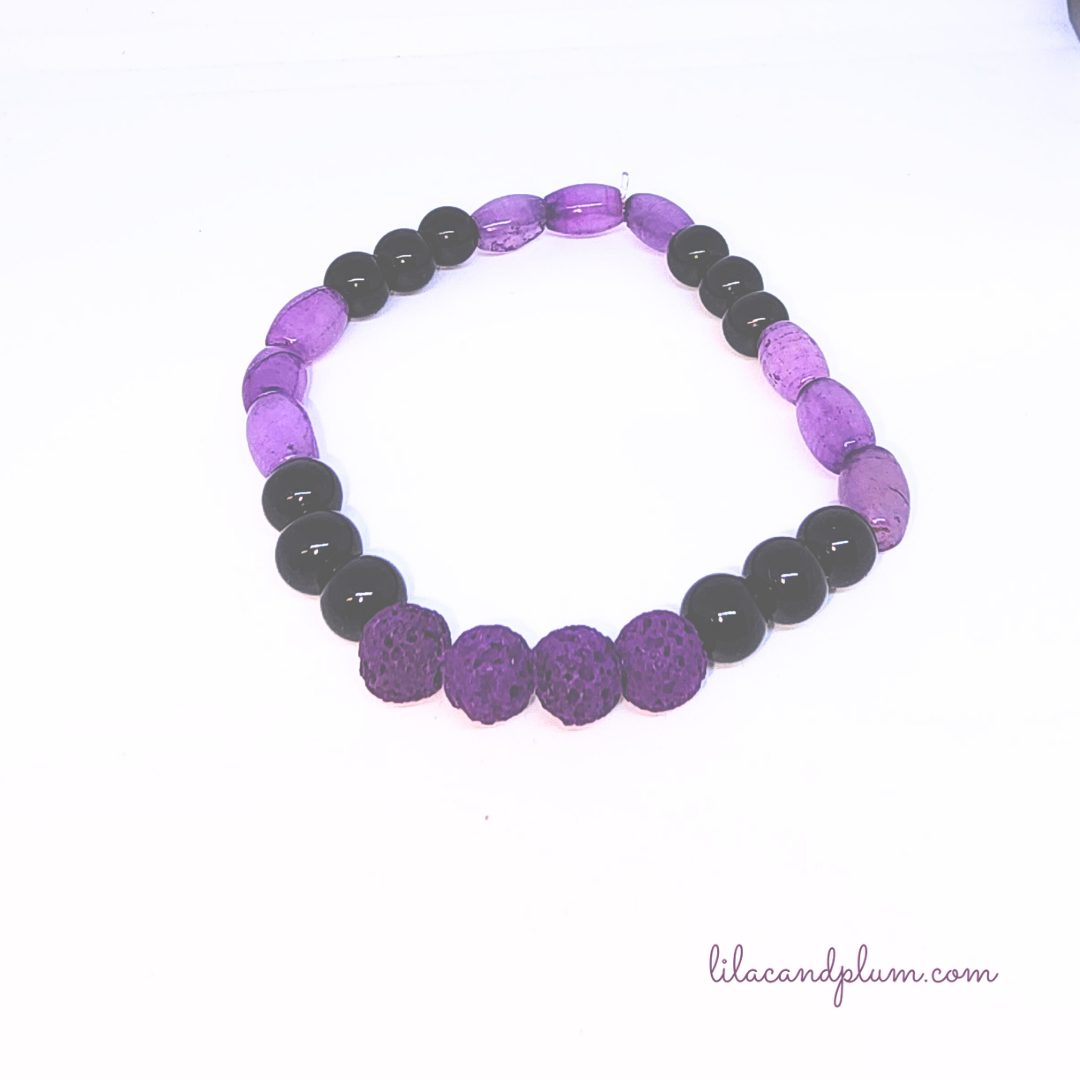 Twilight Amethyst Diffuser Bracelet image 0