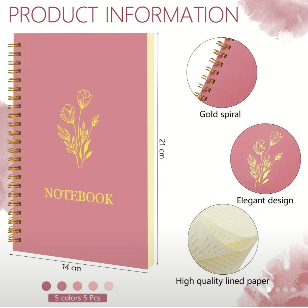 Pink Petal Notebook Collection