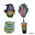 Gnomes & Crystals 3" Waterproof Vinyl Sticker Packs Collection 1 image 3