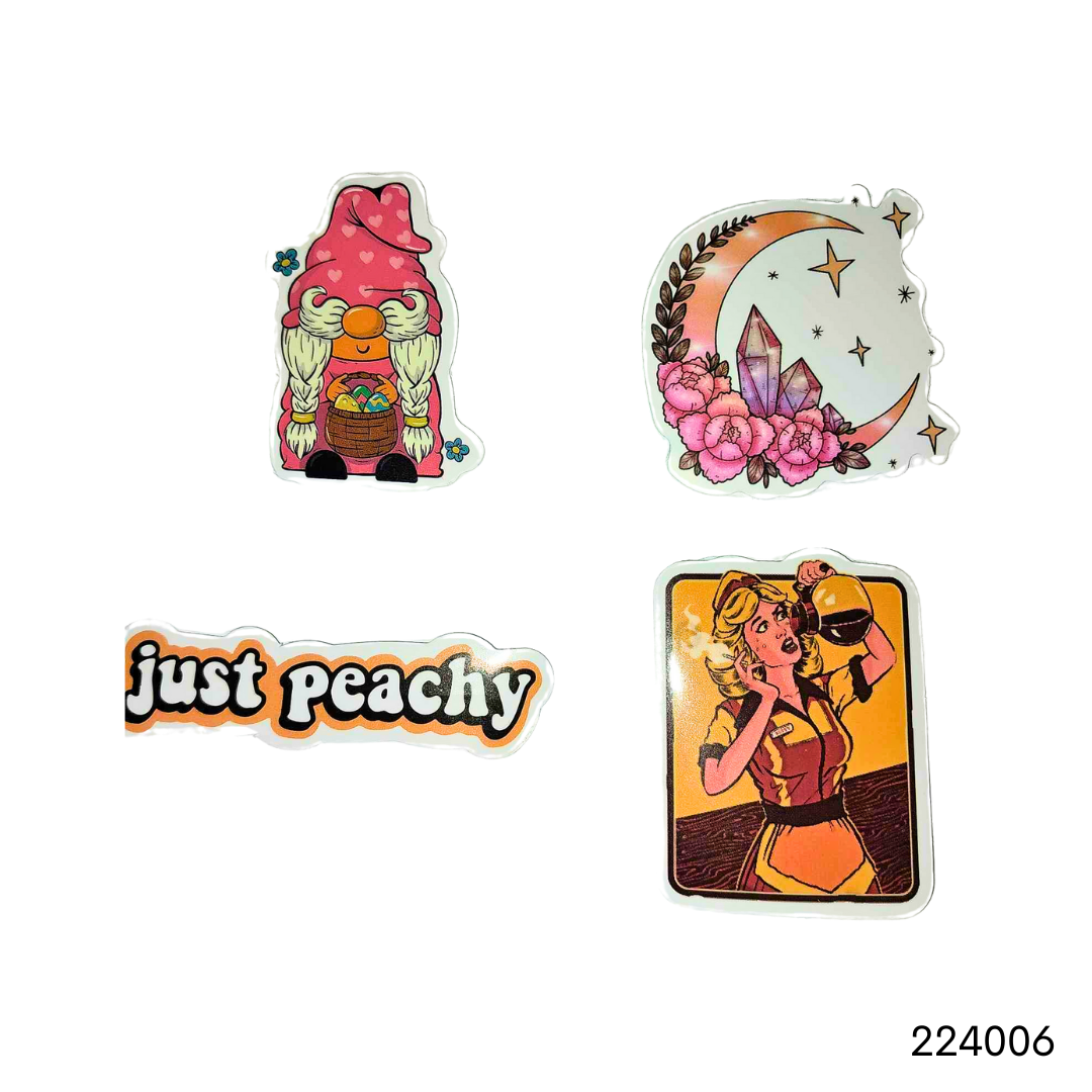 Gnomes & Crystals 3" Waterproof Vinyl Sticker Packs Collection 1 image 6