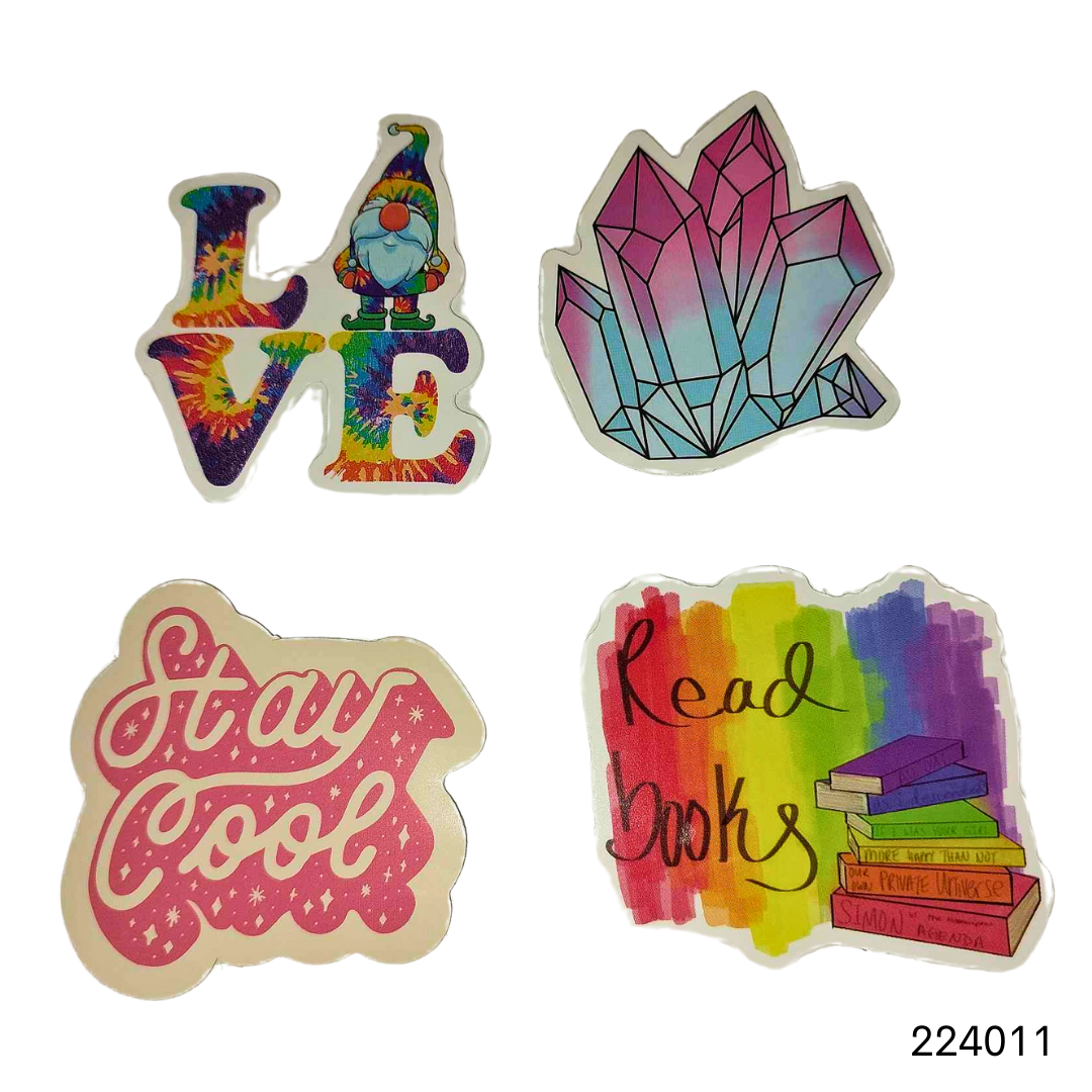 Gnomes & Crystals 3" Waterproof Vinyl Sticker Packs Collection 1 image 11