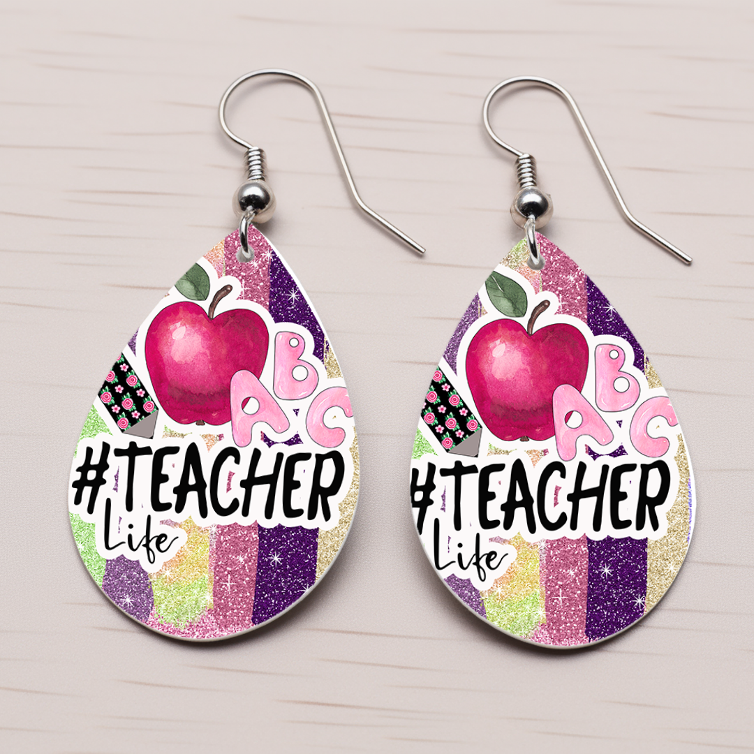 #Teacherlife Earrings image 2