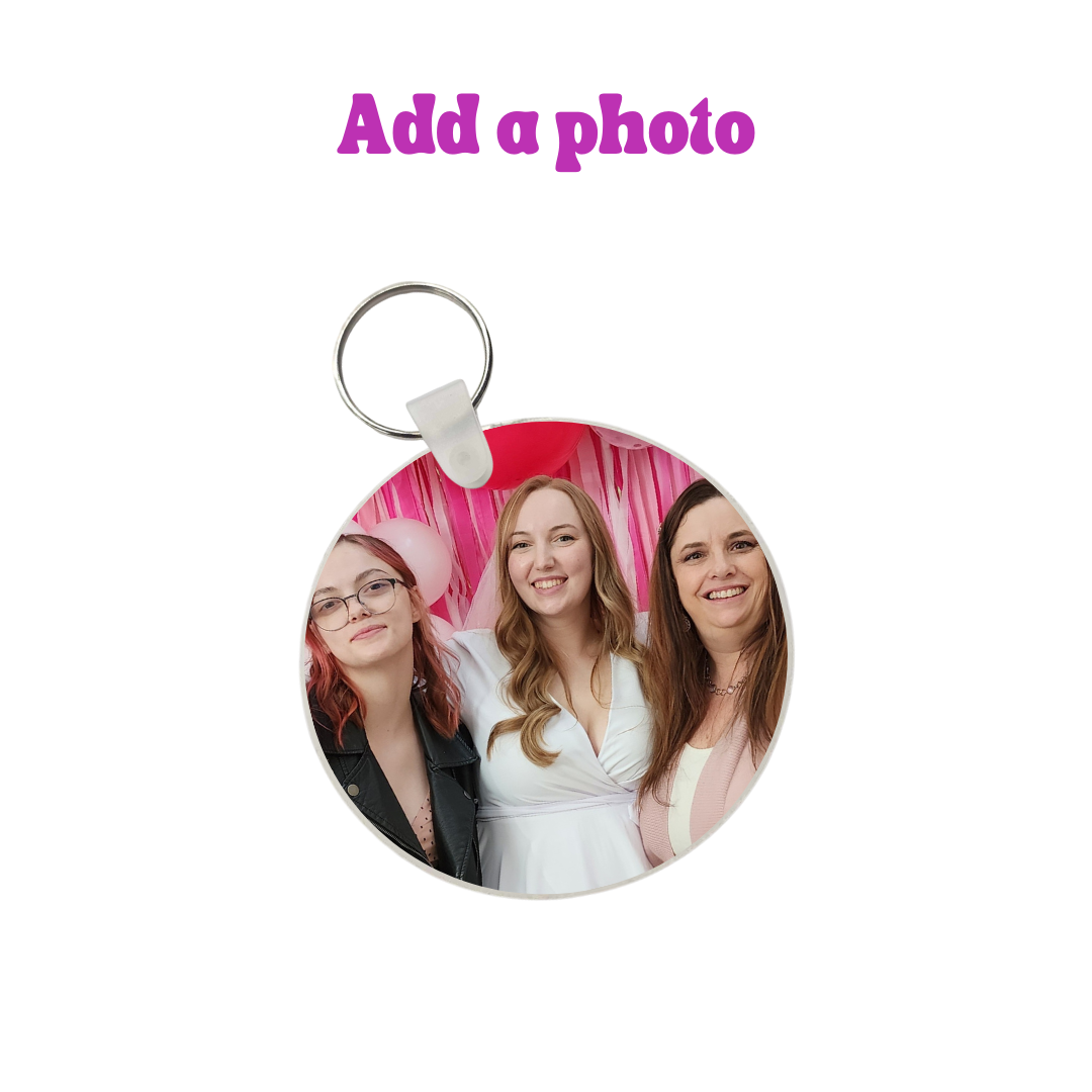 Personalized Round Keychain image 11