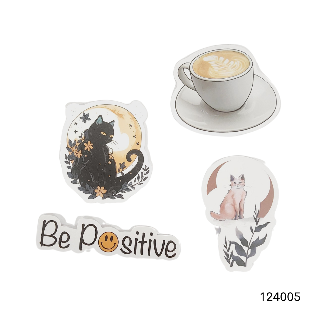 Quotes, Moons, Books, and Cats Sticker Packs 1 image 4
