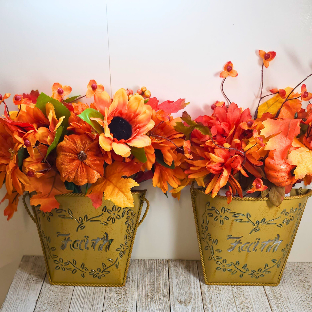 Faith Door Pockets with Fall Flowers (sold separately) image 0