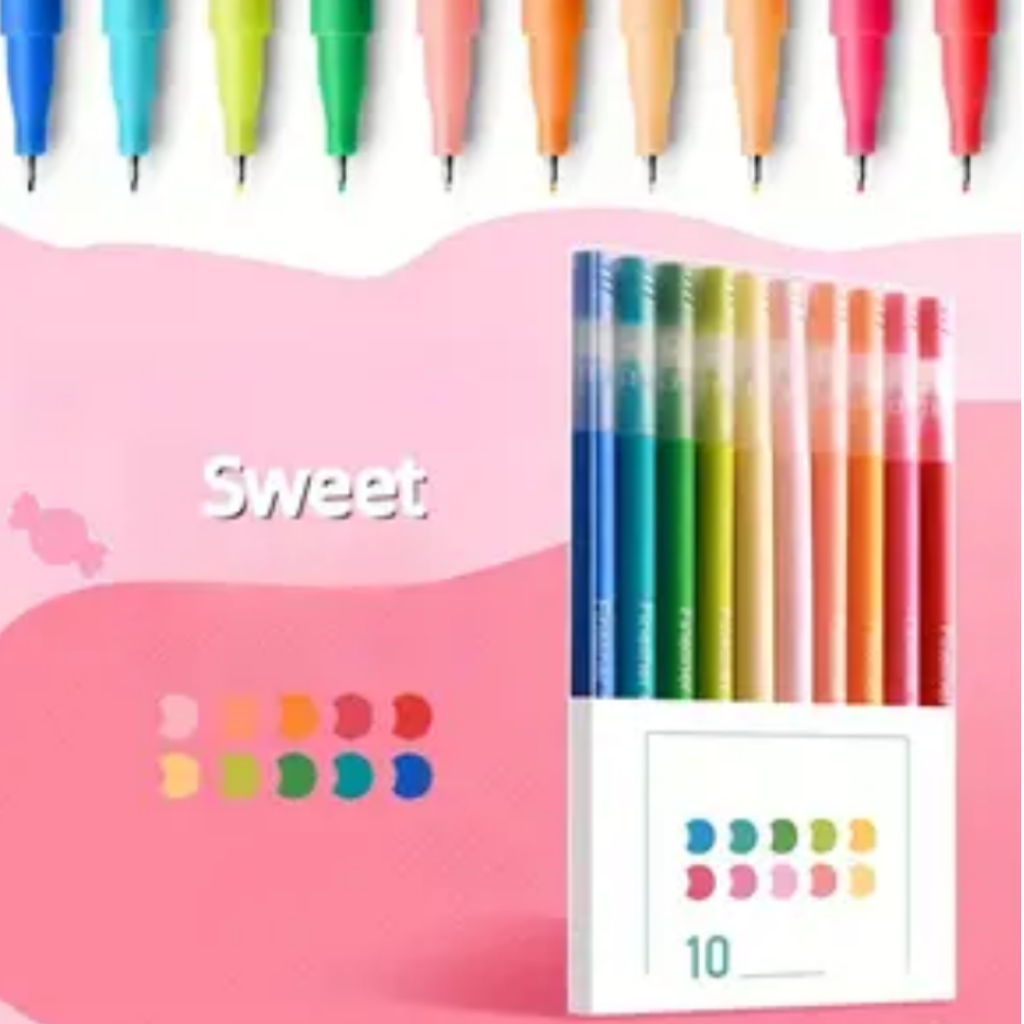 10 Pack Fine Point Sweet Gel Pens image 0