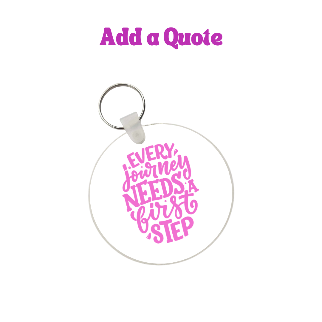 Personalized Round Keychain image 4