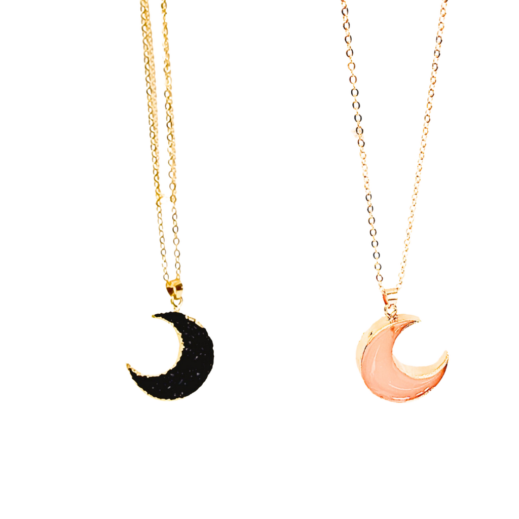 Crystal Moon Necklace image 0