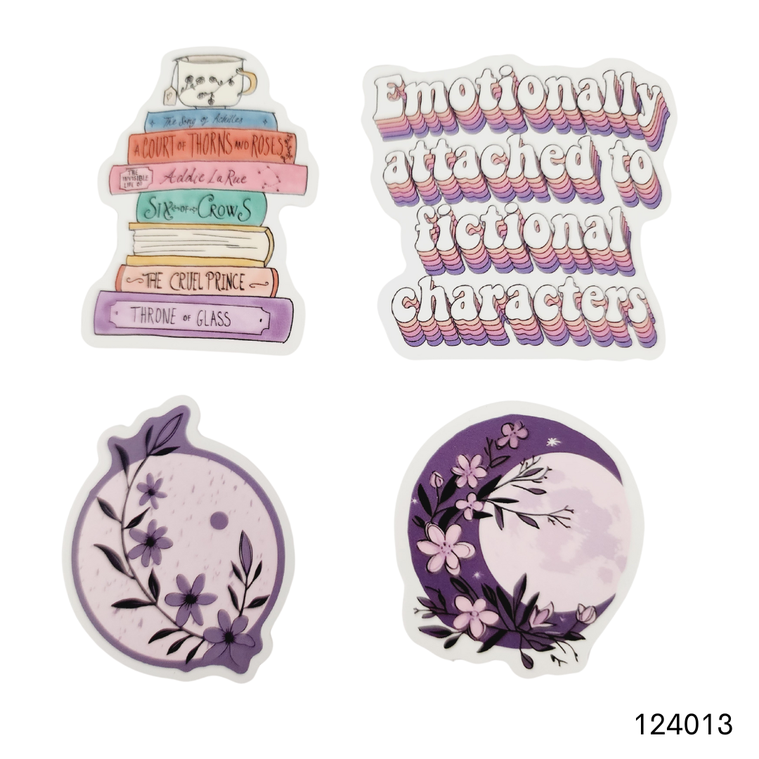 Quotes, Moons, Books, and Cats Sticker Packs 1 image 12