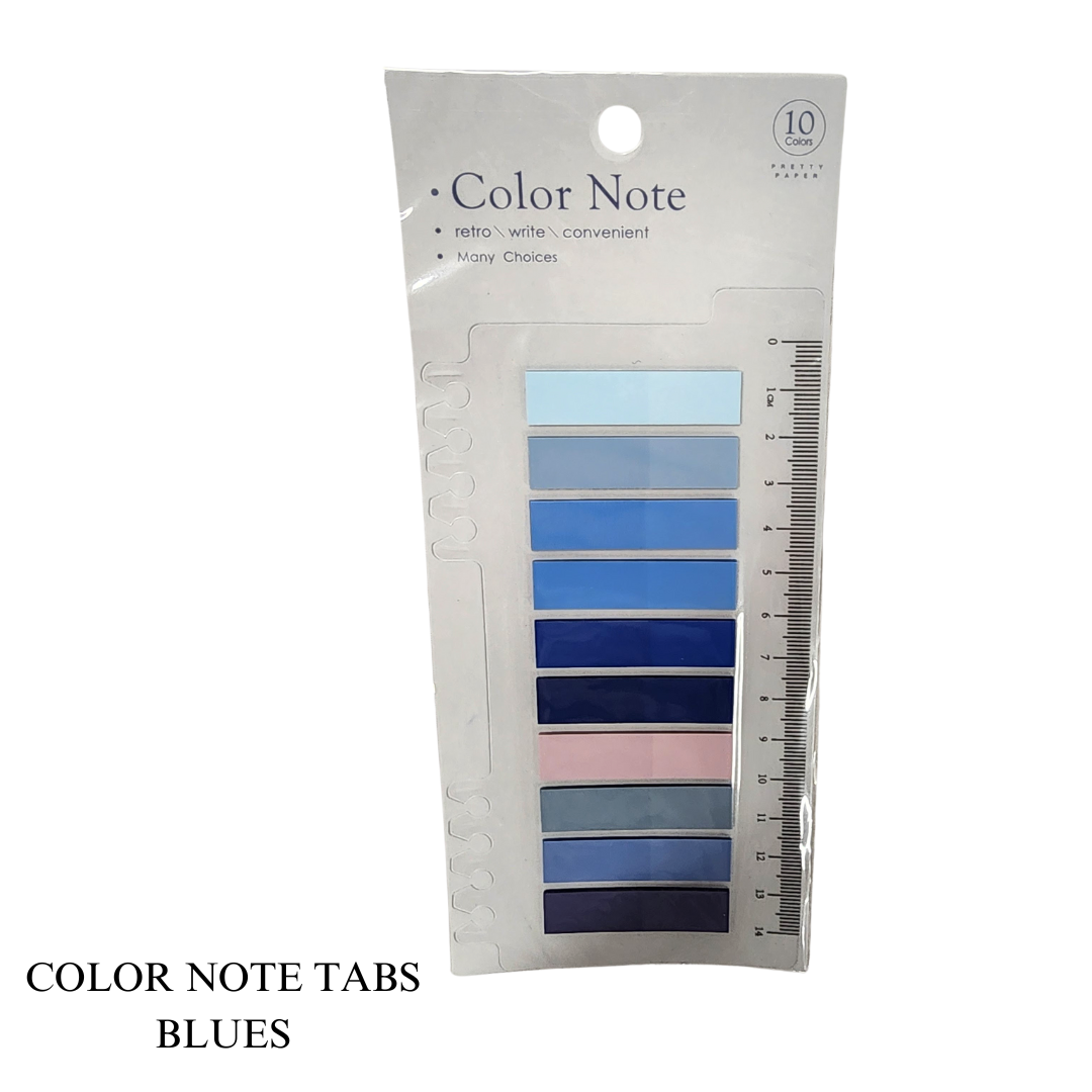 Color Note Sticky Tabs – Blues image 0