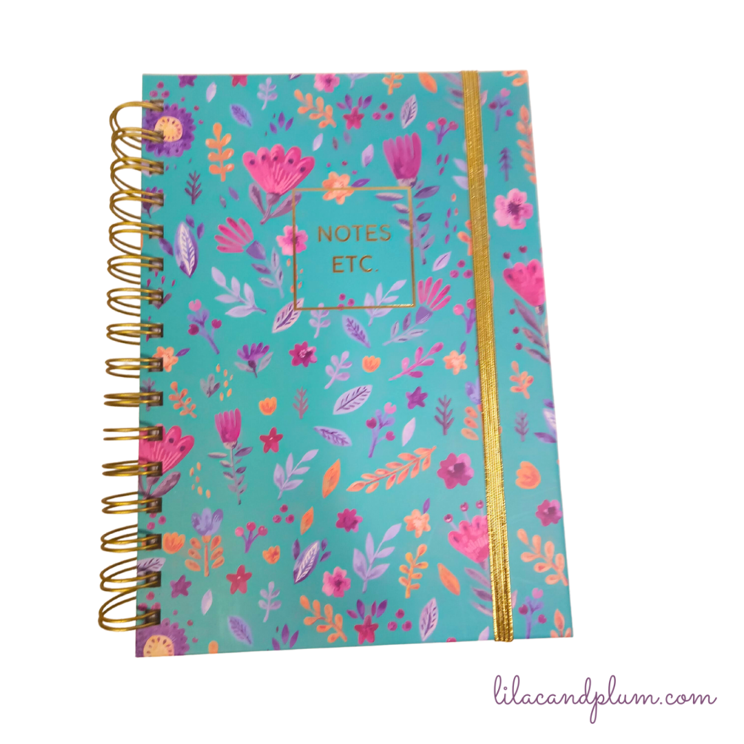 Floral Spiral Journal "Notes etc." image 0
