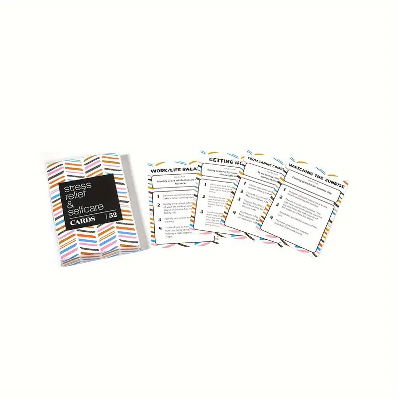 Stress Relief & Self-Care Card Deck image 1