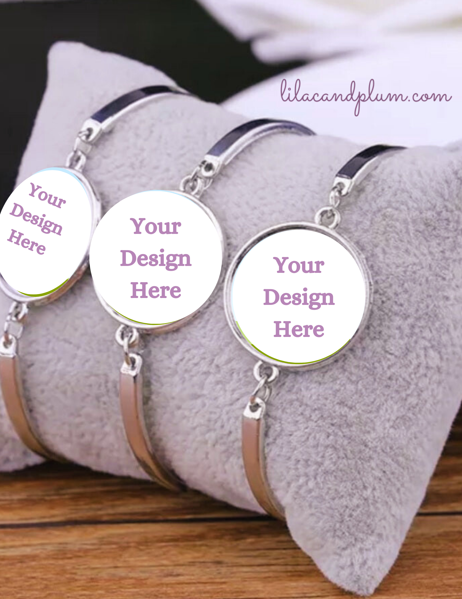 Silver Sublimation Bracelet image 0