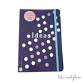 Purple Polka Dotted "ideas" Notebook image 0