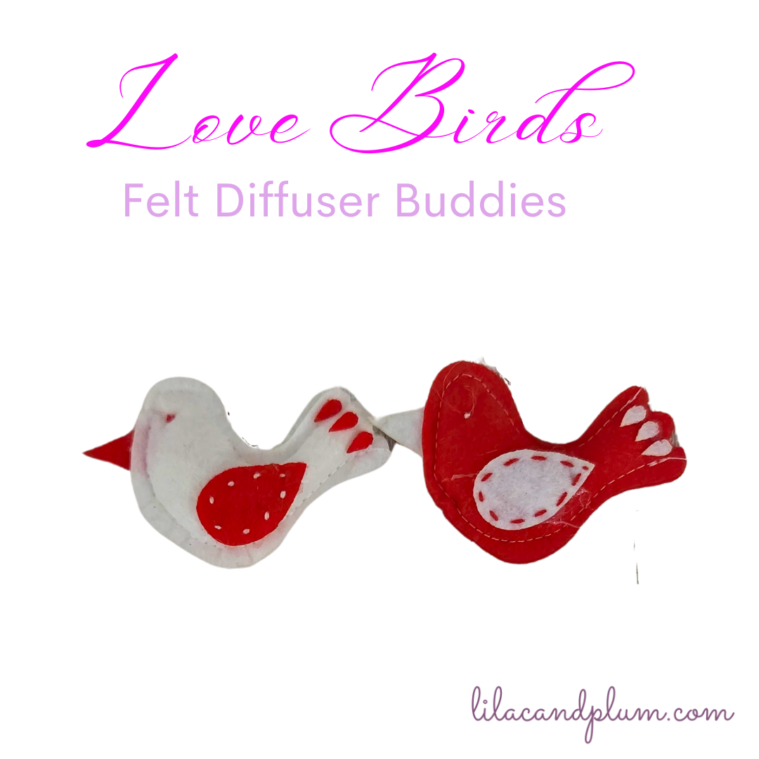 Love Birds Felt Diffuser Friends image 0