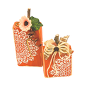 2 Wood Block Fancy Pumpkins image 0